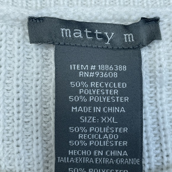 Matty M Women's XXL Sweater Taupe e0862 - Picture 3 of 5